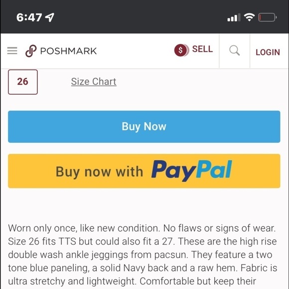 PACSUN HIGH-RISE ANKLE JEGGINGS. . - Picture 10 of 10